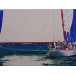 Michael Frith, marine scene, a signed, limited edition serigraph, 17/750, with blind stamp, 24" x