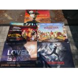 Five mounted film posters, 'Inception', 'The Lovely Bones', 'Taking Woodstock', 'Fantastic Mr Fox'