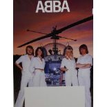 A vintage Abba poster, 23" x 35"