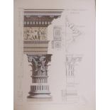 Sir William Chambers (British, 1723-1796), four classical architectural art prints of Chambers