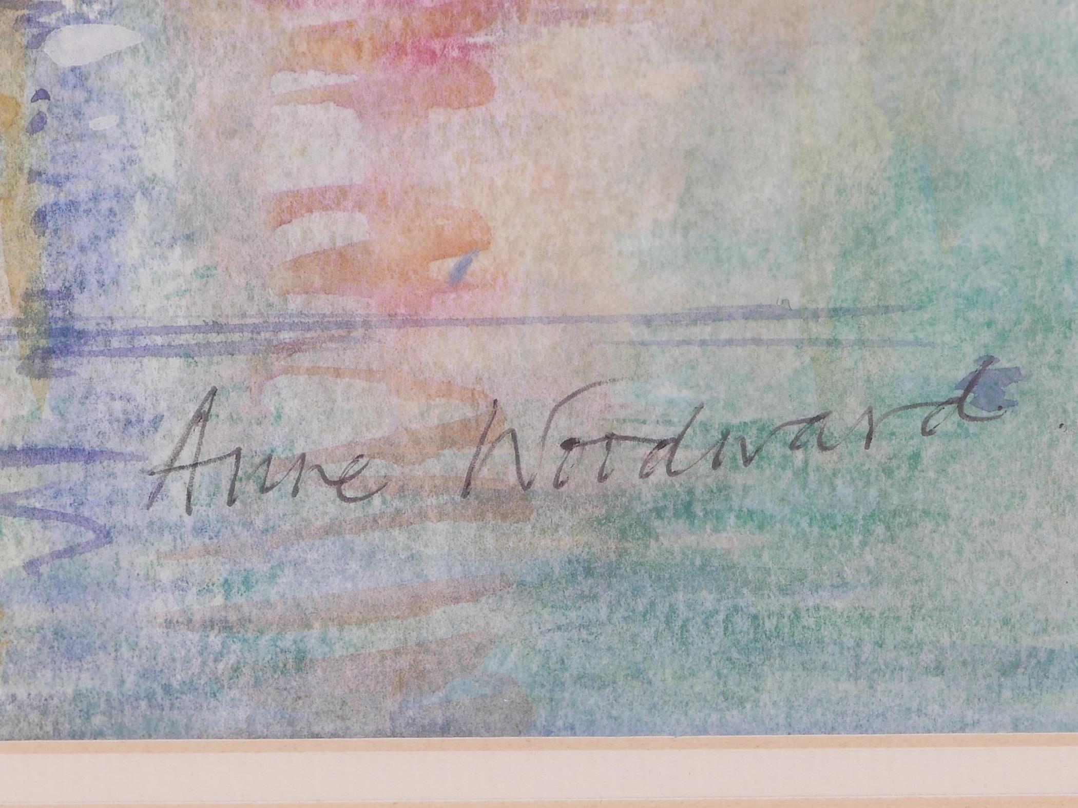 Anne Woodward (British, fl. C20th) 'Portofino', signed lower right, watercolour and gouache, 18" x - Image 3 of 6