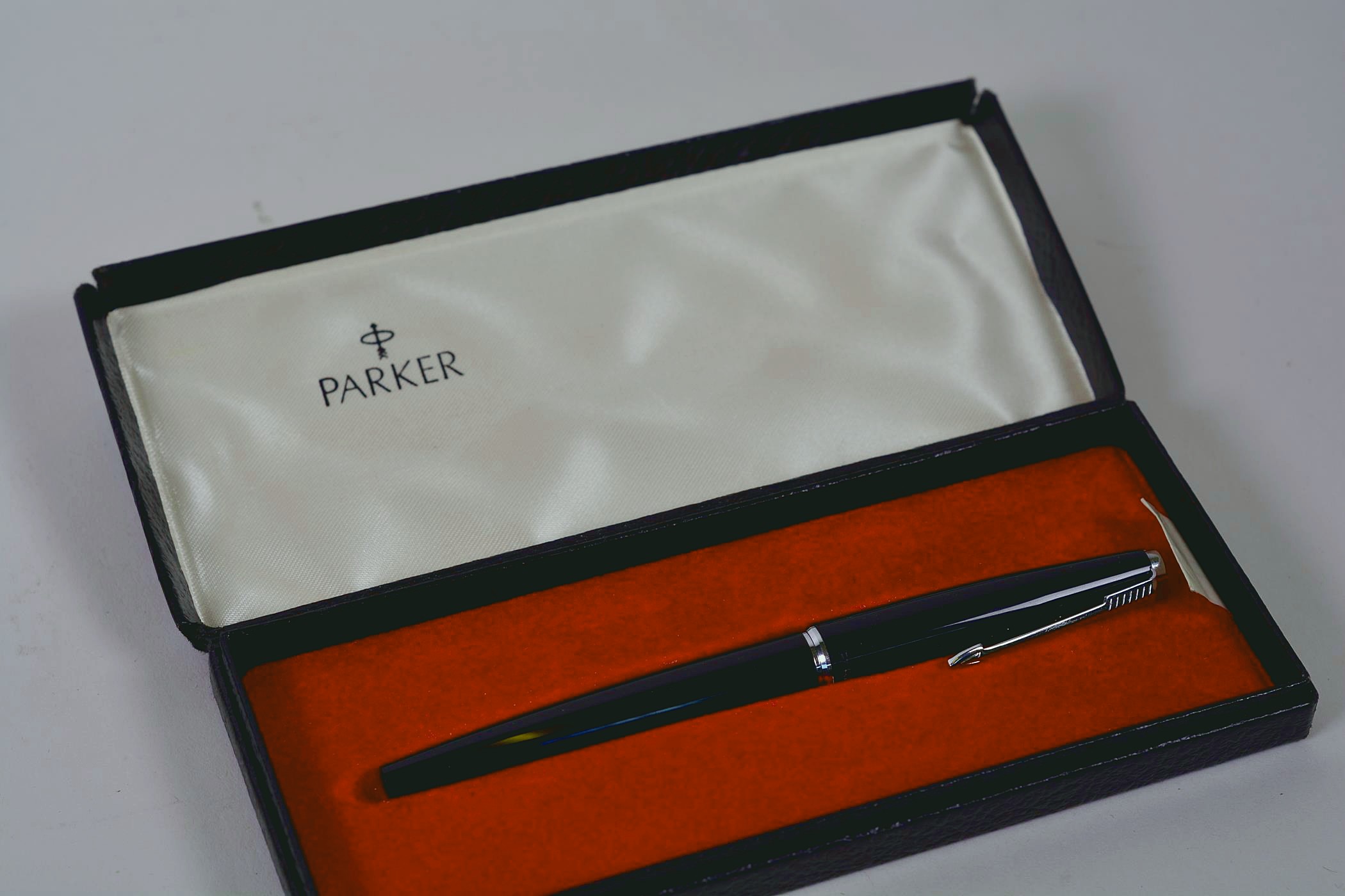 A Cross 14kt rolled gold fountain pen with 14kt gold medium nib, in its original case, along with - Image 2 of 4