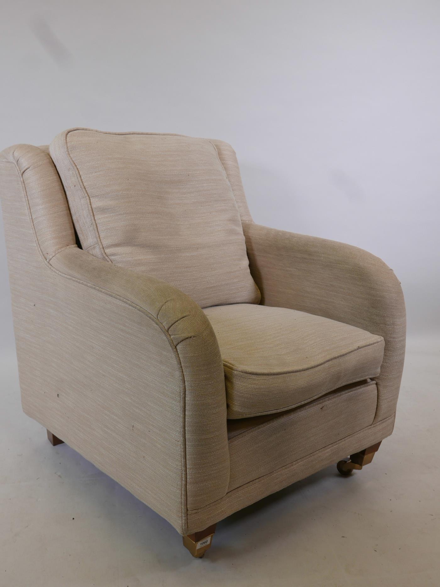 A contemporary armchair - Image 2 of 2