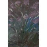 Russian School, flower study, signed in Cyrillic, oil on board, together with two Russian School