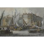 James Carter - engraver (British, 1798-1855) after Frederick Calvert, 'Billingsgate', colour