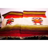 A South American (Peruvian) woven poncho
