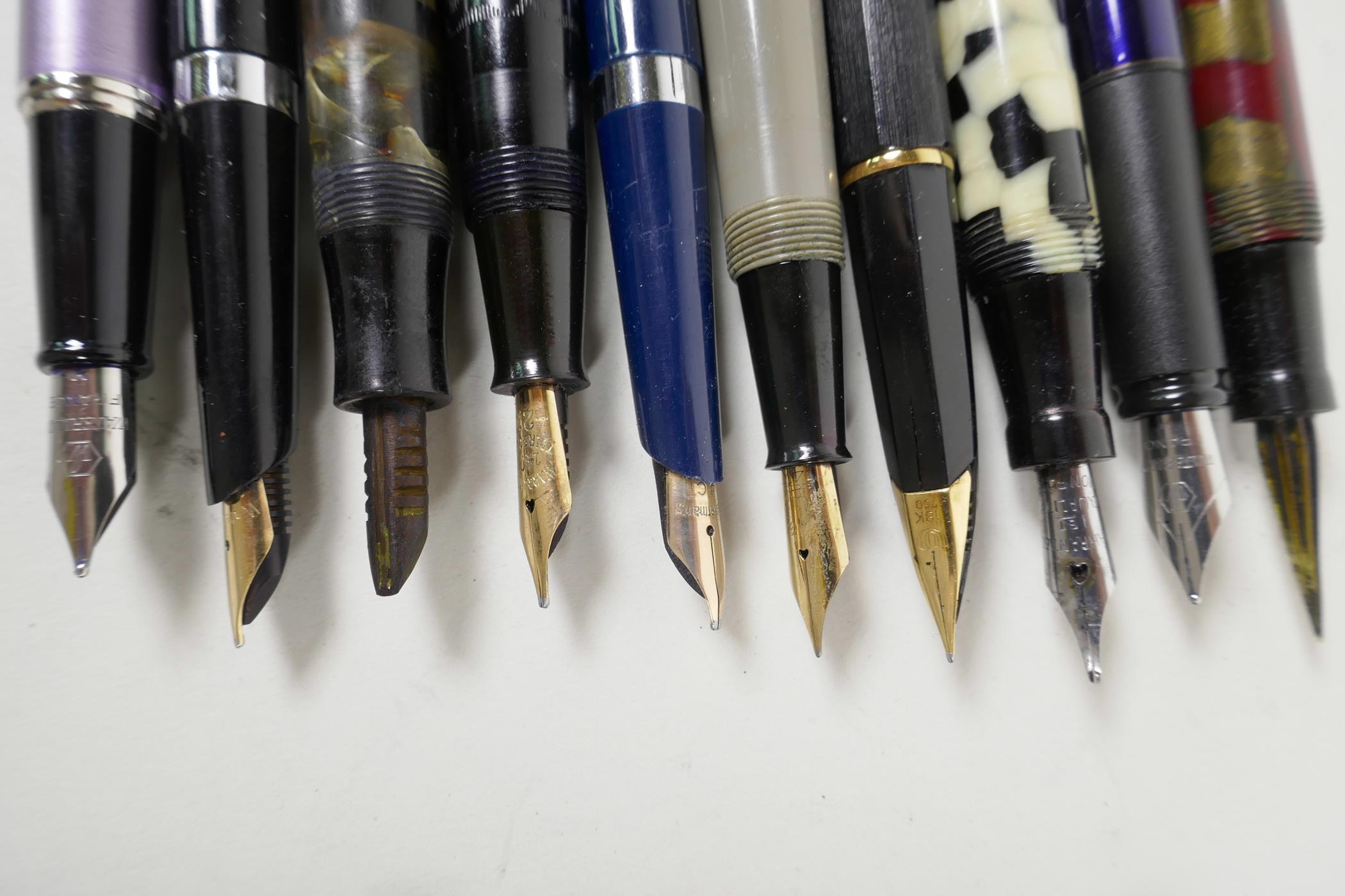 Ten fountain pens including vintage Parker, Rex, Abbe - Image 5 of 5