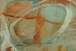 Abstract study, signed 'Lanyon', oil on board, 9½" x 11½"