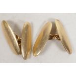 A pair of 15ct gold cufflinks (7.5 grams)