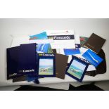 Concorde memorabilia, two presentation folders containing tickets, flight itineraries, menus etc