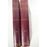 Two volumes 'Bute in Olden Time' by J.K. Hewitson, published by Blackwood & Sons, 1895