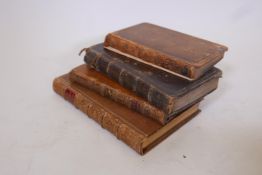 Four antiquarian books, Samuel Johnson, The History of Rasselas, Prince of Abysinia, published 1812,