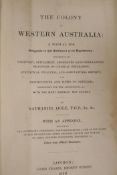 One volume 'Ogle's Western Australia, The Colony of Western Australia', a manual for emigrants to