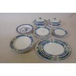 An Art Deco Keeling and Co Losol ware 'Meliden' part dinner service, all stamped to base, good