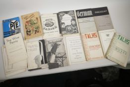 A collection of BBC courses for adults and children from the 1920s-1930s, booklets relating to