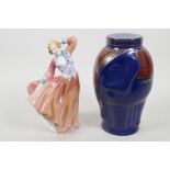 A Royal Doulton figurine, 'Judith' HN2089, 7½" high, together with a Wade for Williamson and Magor