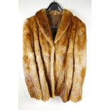 A vintage fur jacket