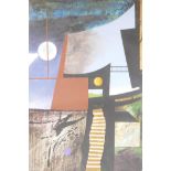 Michael McLellan, Bridge, limited edition print 11/95, 18½? x 24"