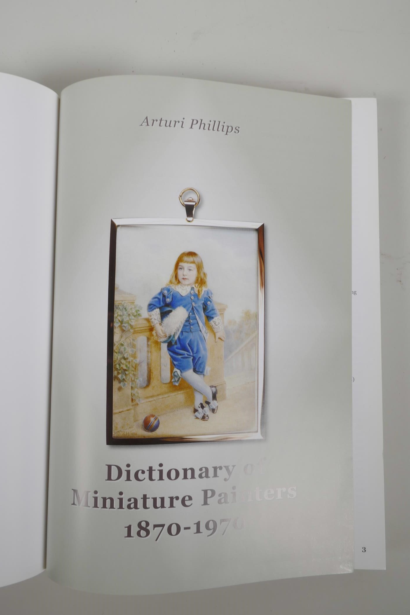 Carmela Arturi and Frederick R. Phillips, 'Dictionary of Miniature Painters 1870-1970', published - Image 2 of 9