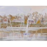 Jean Keen (British, fl. C20th), 'Hamble', signed and dated 1996 lower right, 14" x 18"