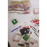 A Scalextric GP1 set and other accessories