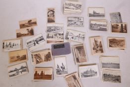 An extensive collection of postcards, early C20th views of Egypt, Port Said, Cairo, the Nile,