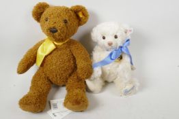 A Steiff 2013 Royal Baby George teddy bear together with a Steiff 'Cosy Year' first teddy bear (2)