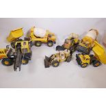 A quantity of Tonka toys