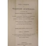 One volume 'Ogle's Western Australia, The Colony of Western Australia', a manual for emigrants to