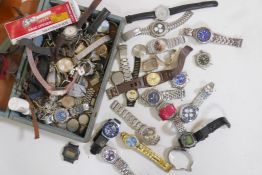 A quantity of wristwatches