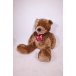 A very large Hamley's teddy bear, 54" long