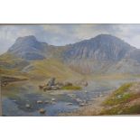 Arthur T. Blamires, 'Harrison Sickle', lakeland scene, signed, oil on board, 20" x 30"