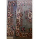 A pair of Chinese deep pile wool rugs, 72" x 48"
