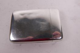 A Gorham silver cigarette case