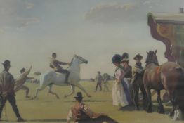 After Munnings, Gypsy Life, colour print, 24" x 19"