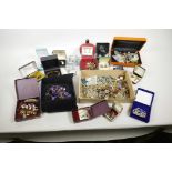 A box of good vintage costume jewellery