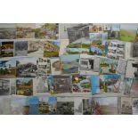 A quantity of Sussex topographical postcards, including some Victorian cards, 5½" x 3½"