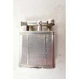 A Dunhill hallmarked silver lighter