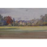 J. Violet Bank, Altamont, Co Carlow, Ireland, watercolour, signed and dated 1929, 14" x 10"