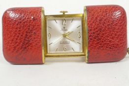 A vintage Stowa sliding purse watch, 2¼" long closed