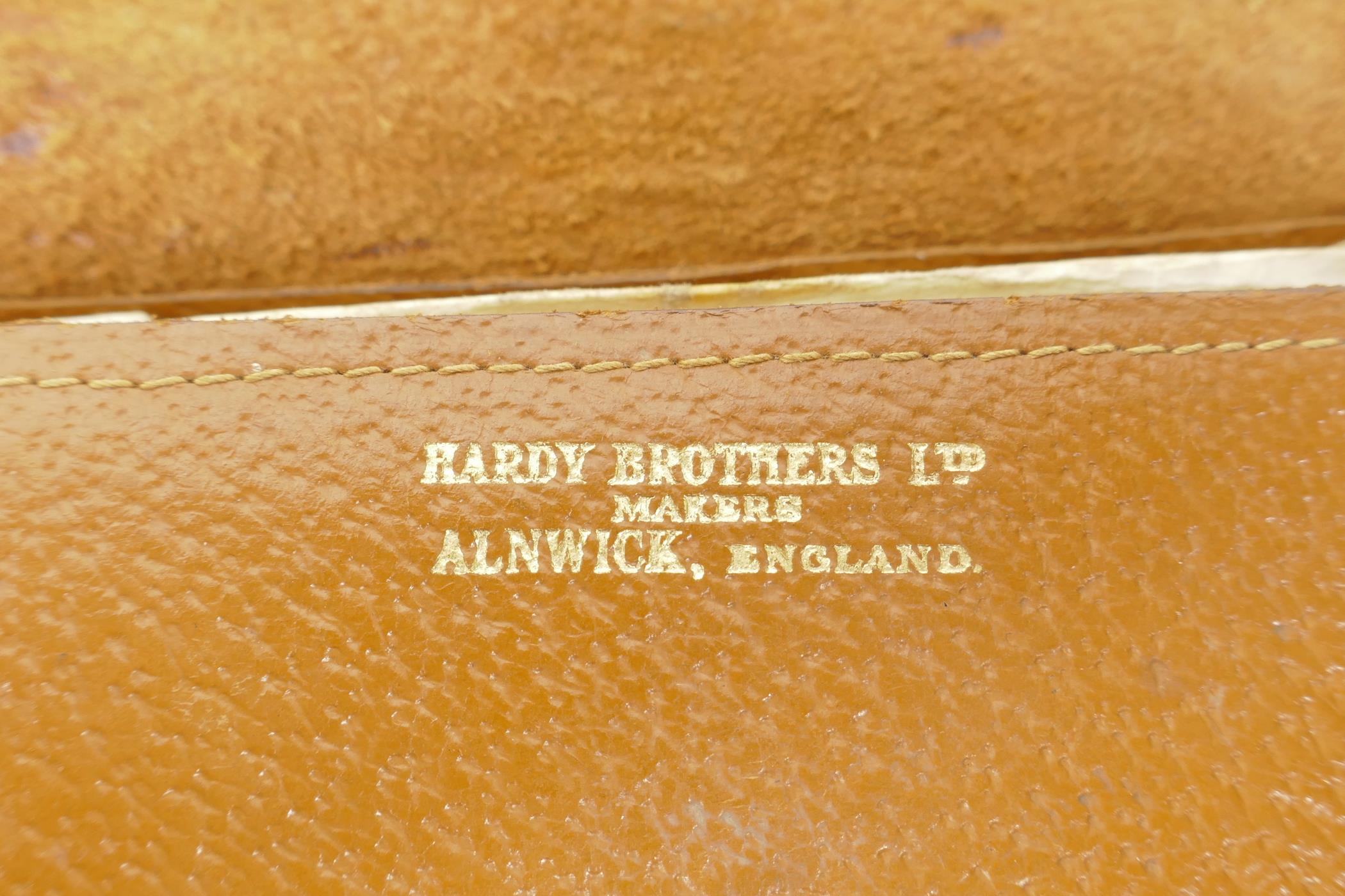 A Hardy Bros Ltd fly wallet with flies and a box of flies, 6" x 4½" - Image 4 of 6