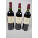 Three bottles of Barons de Rothschild Lafite Special Reserve Bordeaux 1998 (3)