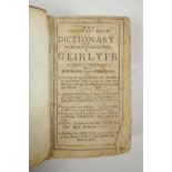 The English & Welch Dictionary - containing all the words necessary to understand both languages,