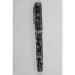 A chunky Conway Stewart 'The Dupo' fountain pen with 14ct gold nib