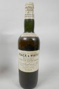One bottle Black and White Buchanan's Choice Old Scotch Whisky