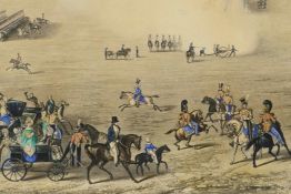 After William Pringle (British, fl.1834-1858), 'The Review of the Queen's Own Regiment of Yeomanry