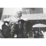 Jorge Lewinsky, limited edition photographic print of David Hockney, signed, no 9/50, 1972, 15" x