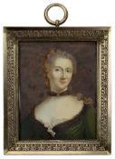 THE FOLLOWING 15 LOTS ARE FROM AN IMPORTANT PRIVATE PORTRAIT MINIATURE COLLECTION: Unknown French