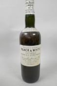 One bottle Black and White Buchanan's Choice Old Scotch Whisky