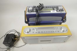 A Roberts RD11 DAB digital radio together with a Teac model SR-L30DAB